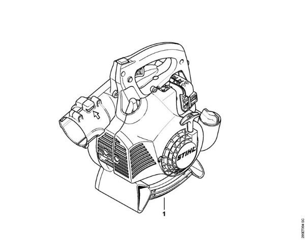 Sopladores (BG, BR) BG 45 Níºmero de máquinaÂ  de la marca Stihl